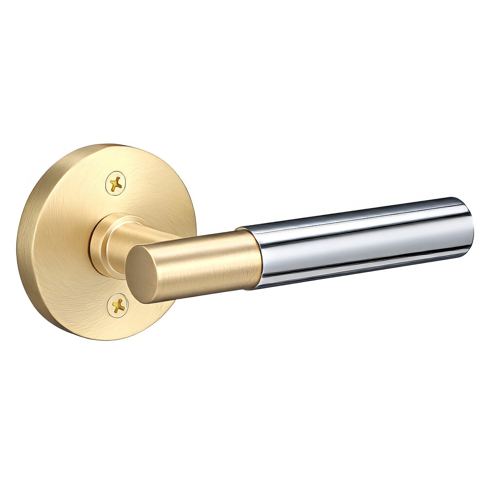 Sure-Loc AP100-RD-GRIP-SM Smooth Grip Dummy Door Lever with Aspra Round Rosette.