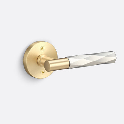 Sure-Loc AP100-RD-GRIP-SM Vertex Grip Dummy Door Lever with Aspra Round Rosette.