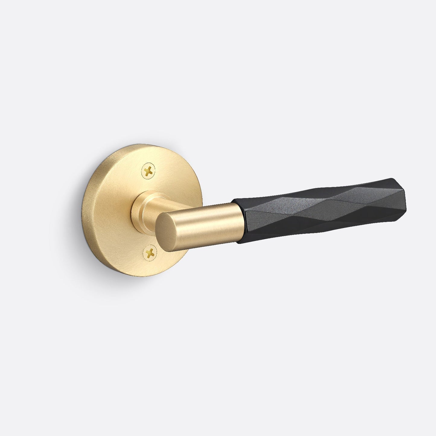 Sure-Loc AP100-RD-GRIP-SM Vertex Grip Dummy Door Lever with Aspra Round Rosette.