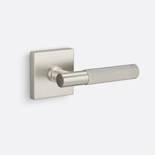 Sure-Loc AP100-SQ-GRIP-KN Straight Knurled Grip Dummy Door Lever with Aspra Square Rosette.