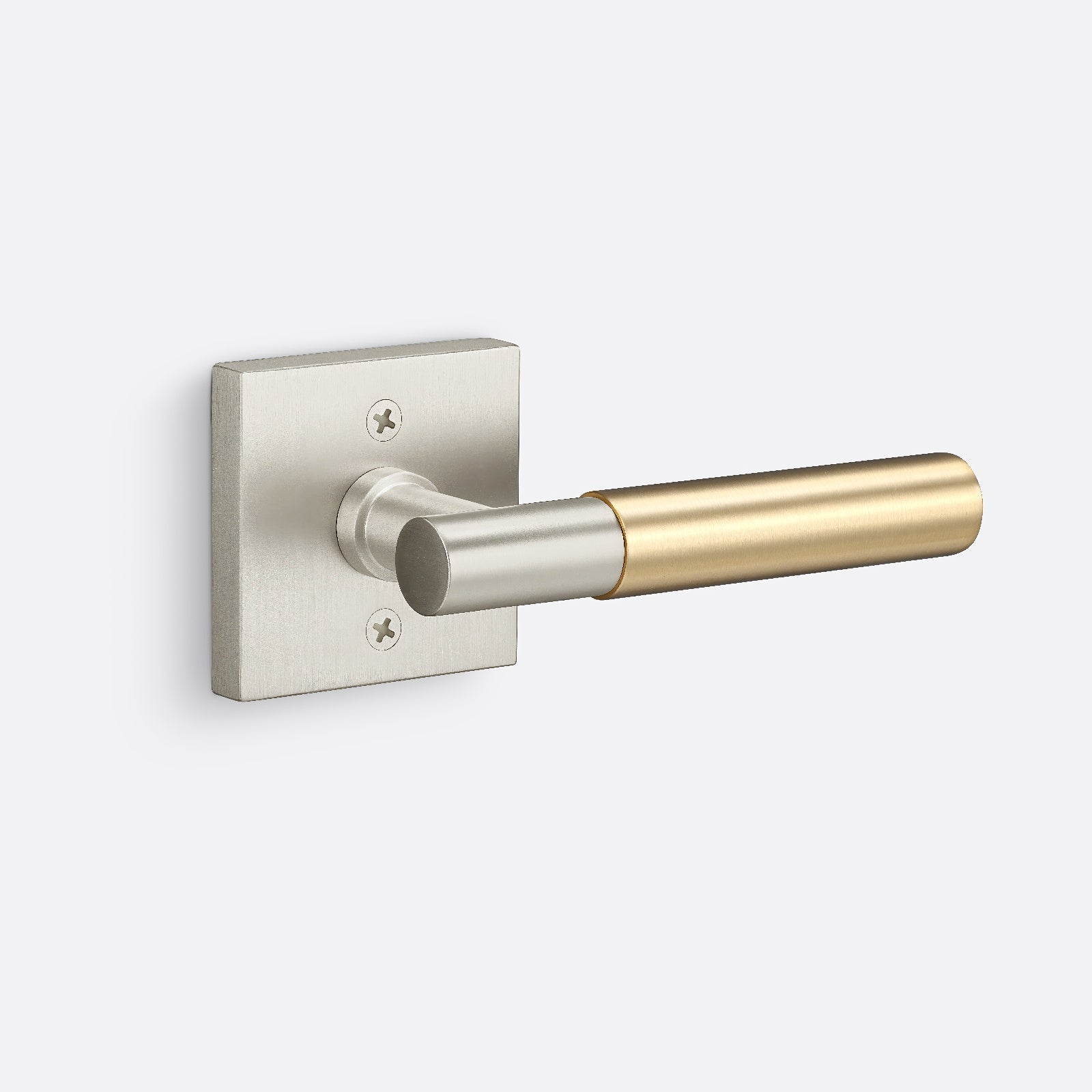 Sure-Loc AP100-SQ-GRIP-SM Smooth Grip Dummy Door Lever with Aspra Square Rosette.