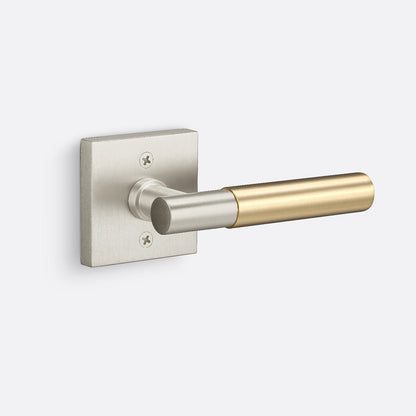 Sure-Loc AP100-SQ-GRIP-SM Smooth Grip Dummy Door Lever with Aspra Square Rosette.