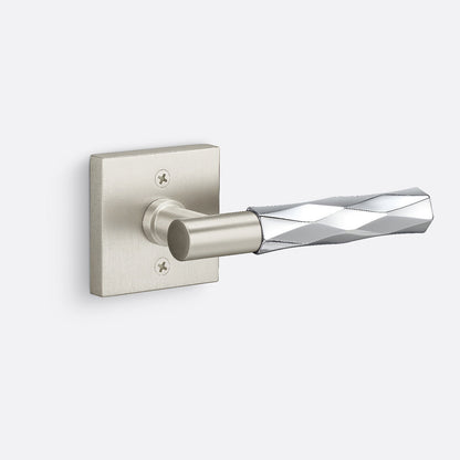 Sure-Loc AP100-SQ-GRIP-VT Vertex Grip Dummy Door Lever with Aspra Square Rosette.