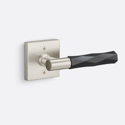 Sure-Loc AP100-SQ-GRIP-VT Vertex Grip Dummy Door Lever with Aspra Square Rosette.