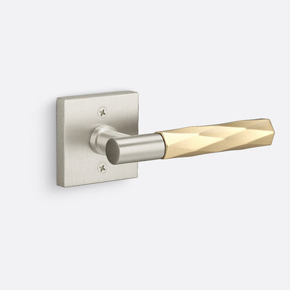 Sure-Loc AP100-SQ-GRIP-VT Vertex Grip Dummy Door Lever with Aspra Square Rosette.