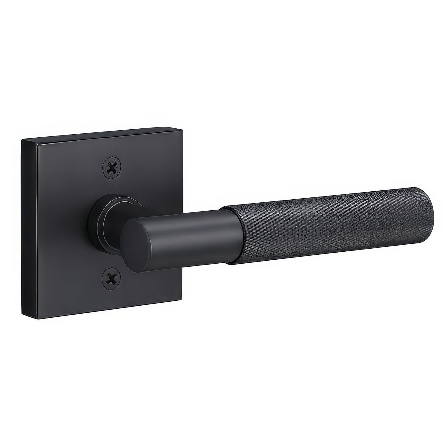 Sure-Loc AP100-SQ-GRIP-KN Knurled Grip Dummy Door Lever with Aspra Square Rosette.