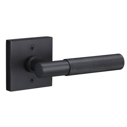 Sure-Loc AP100-SQ-GRIP-KN Knurled Grip Dummy Door Lever with Aspra Square Rosette.