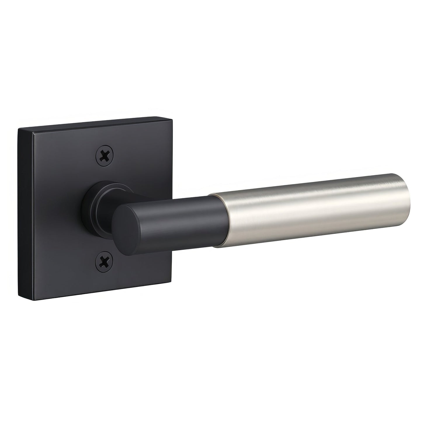 Sure-Loc AP100-SQ-GRIP-SM Smooth Grip Dummy Door Lever with Aspra Square Rosette.