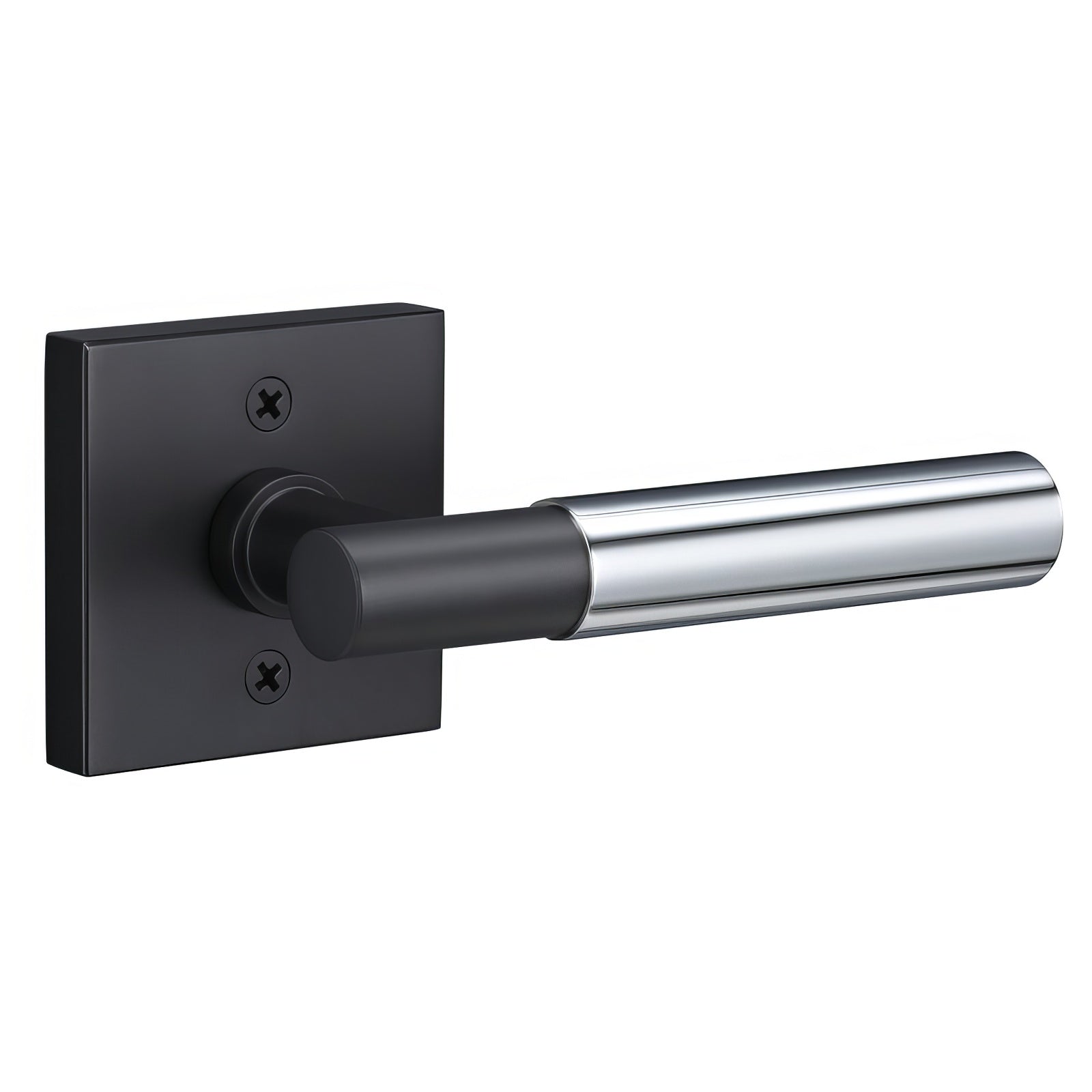 Sure-Loc AP100-SQ-GRIP-SM Smooth Grip Dummy Door Lever with Aspra Square Rosette.