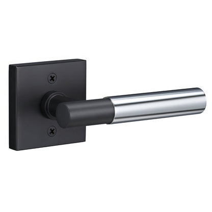 Sure-Loc AP100-SQ-GRIP-SM Smooth Grip Dummy Door Lever with Aspra Square Rosette.