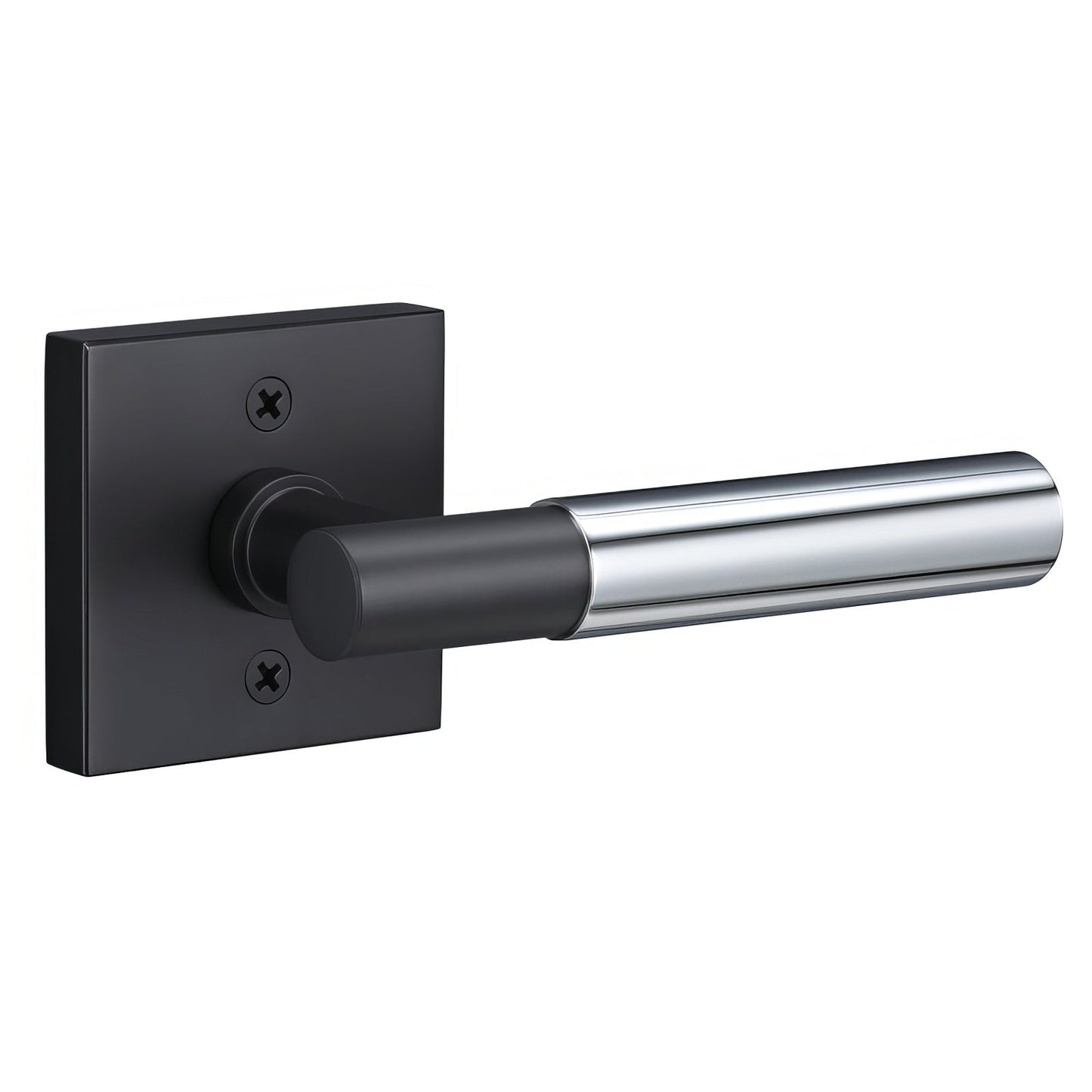 Sure-Loc AP100-SQ-GRIP-SM Smooth Grip Dummy Door Lever with Aspra Square Rosette.