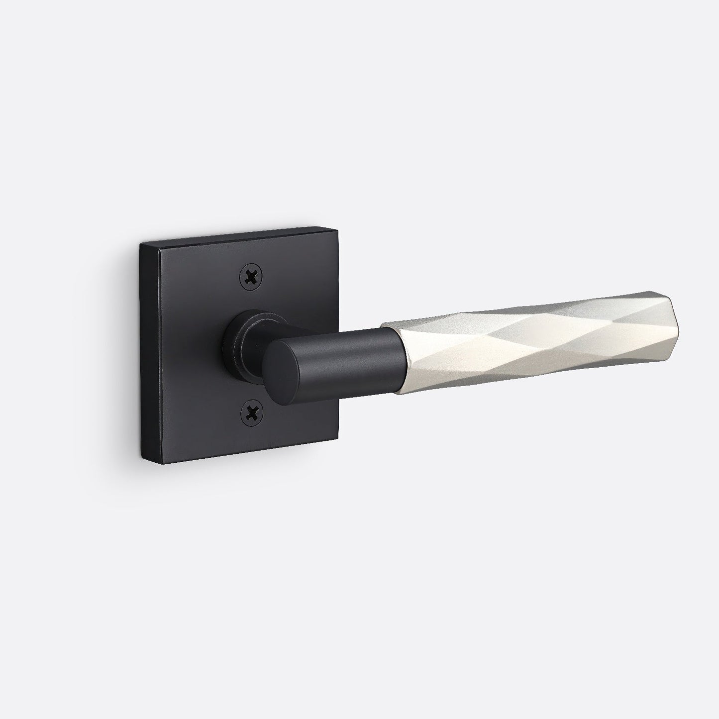 Sure-Loc AP100-SQ-GRIP-VT Vertex Grip Dummy Door Lever with Aspra Square Rosette.