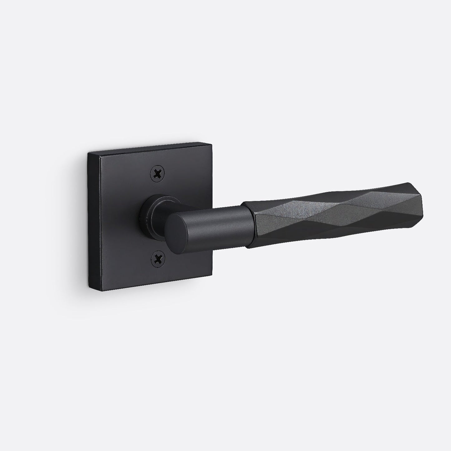 Sure-Loc AP100-SQ-GRIP-VT Vertex Grip Dummy Door Lever with Aspra Square Rosette.