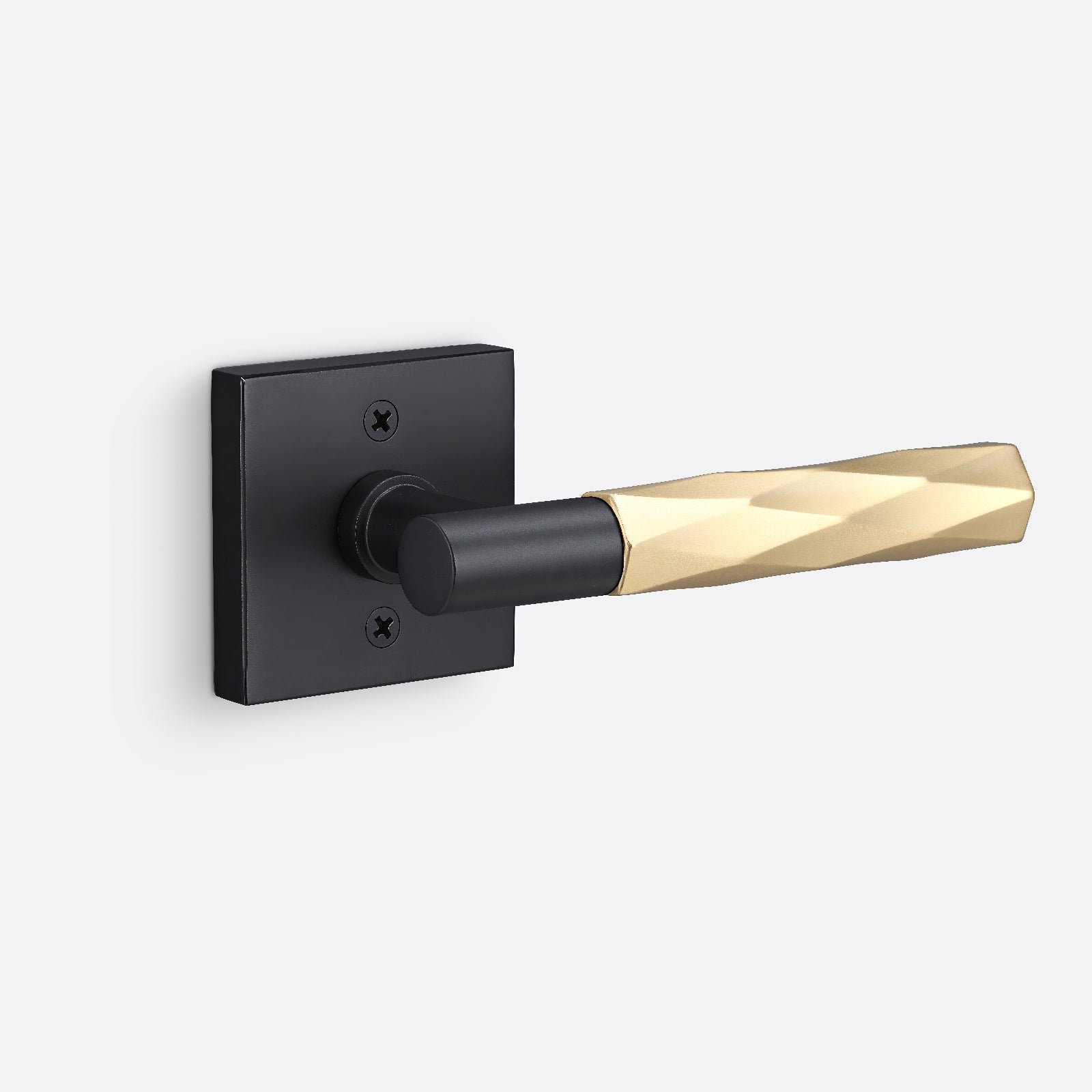 Sure-Loc AP100-SQ-GRIP-VT Vertex Grip Dummy Door Lever with Aspra Square Rosette.