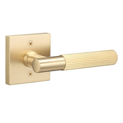 Sure-Loc AP100-SQ-GRIP-KN Straight Knurled Grip Dummy Door Lever with Aspra Square Rosette.