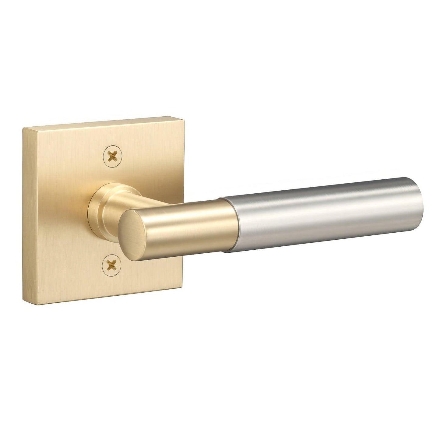 Sure-Loc AP100-SQ-GRIP-SM Smooth Grip Dummy Door Lever with Aspra Square Rosette.