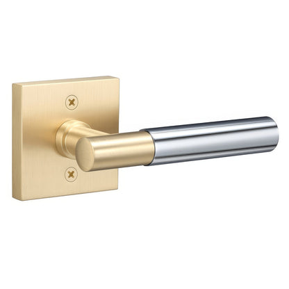 Sure-Loc AP100-SQ-GRIP-SM Smooth Grip Dummy Door Lever with Aspra Square Rosette.