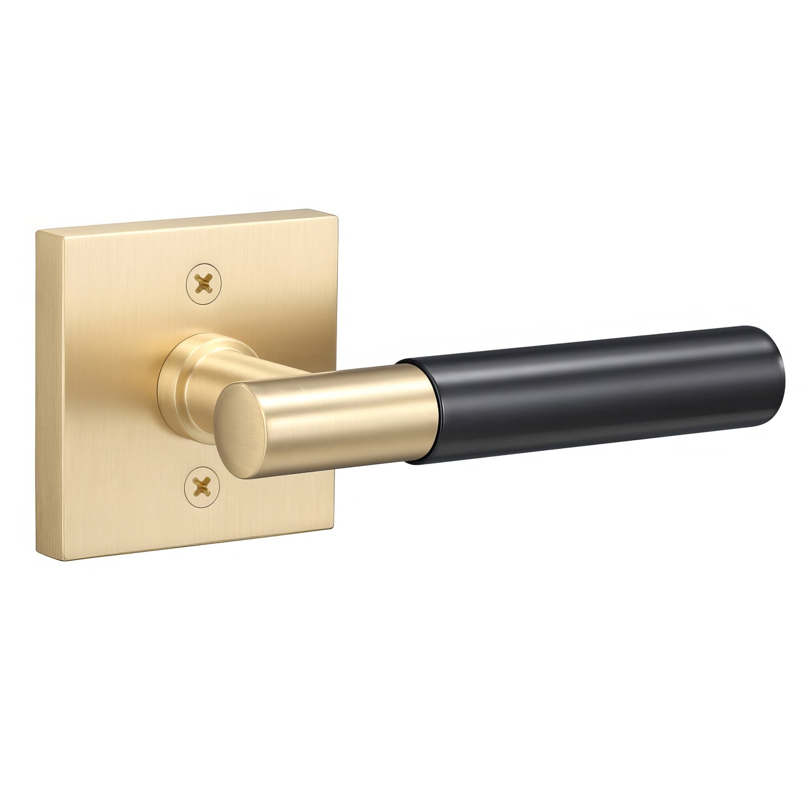 Sure-Loc AP100-SQ-GRIP-SM Smooth Grip Dummy Door Lever with Aspra Square Rosette.