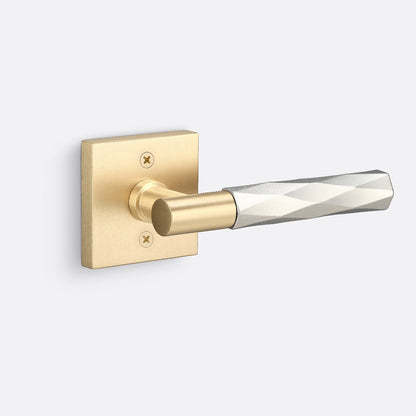 Sure-Loc AP100-SQ-GRIP-VT Vertex Grip Dummy Door Lever with Aspra Square Rosette.