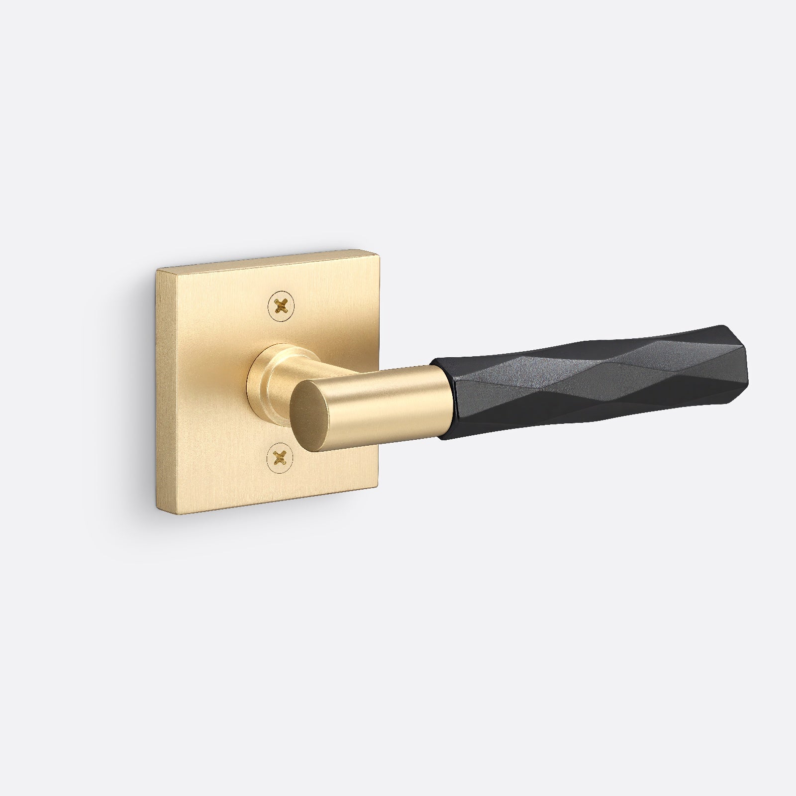 Sure-Loc AP100-SQ-GRIP-VT Vertex Grip Dummy Door Lever with Aspra Square Rosette.