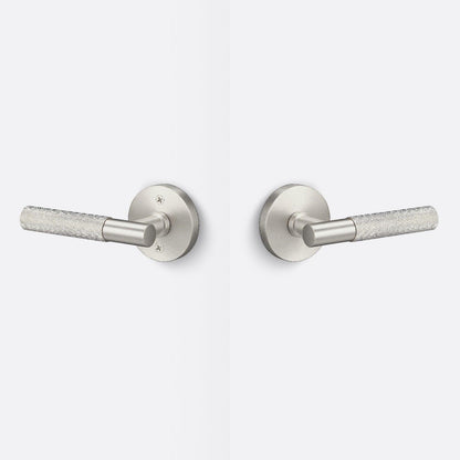 Sure-Loc AP101-RD-GRIP-KN Knurled Grip Passage Door Lever with Aspra Round Rosette.