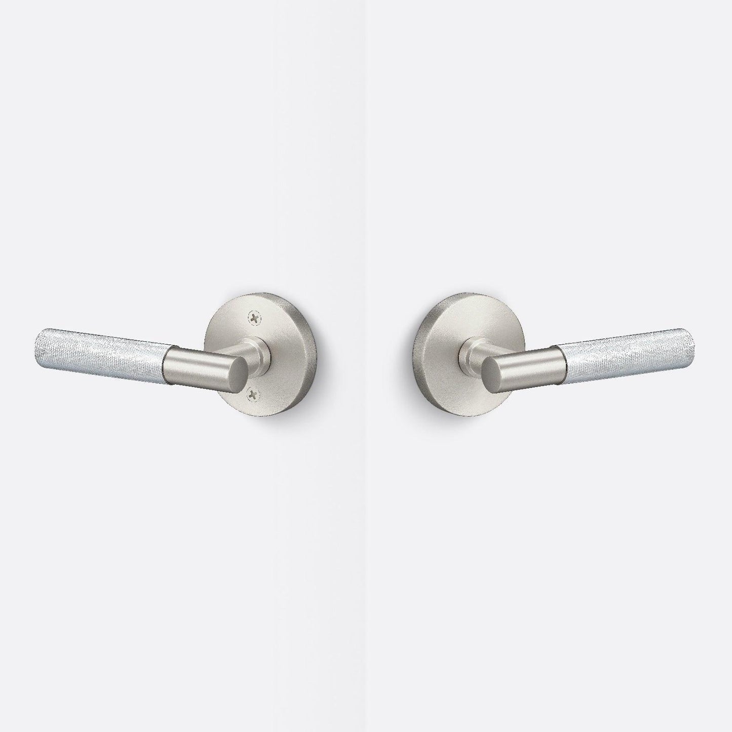 Sure-Loc AP101-RD-GRIP-KN Knurled Grip Passage Door Lever with Aspra Round Rosette.