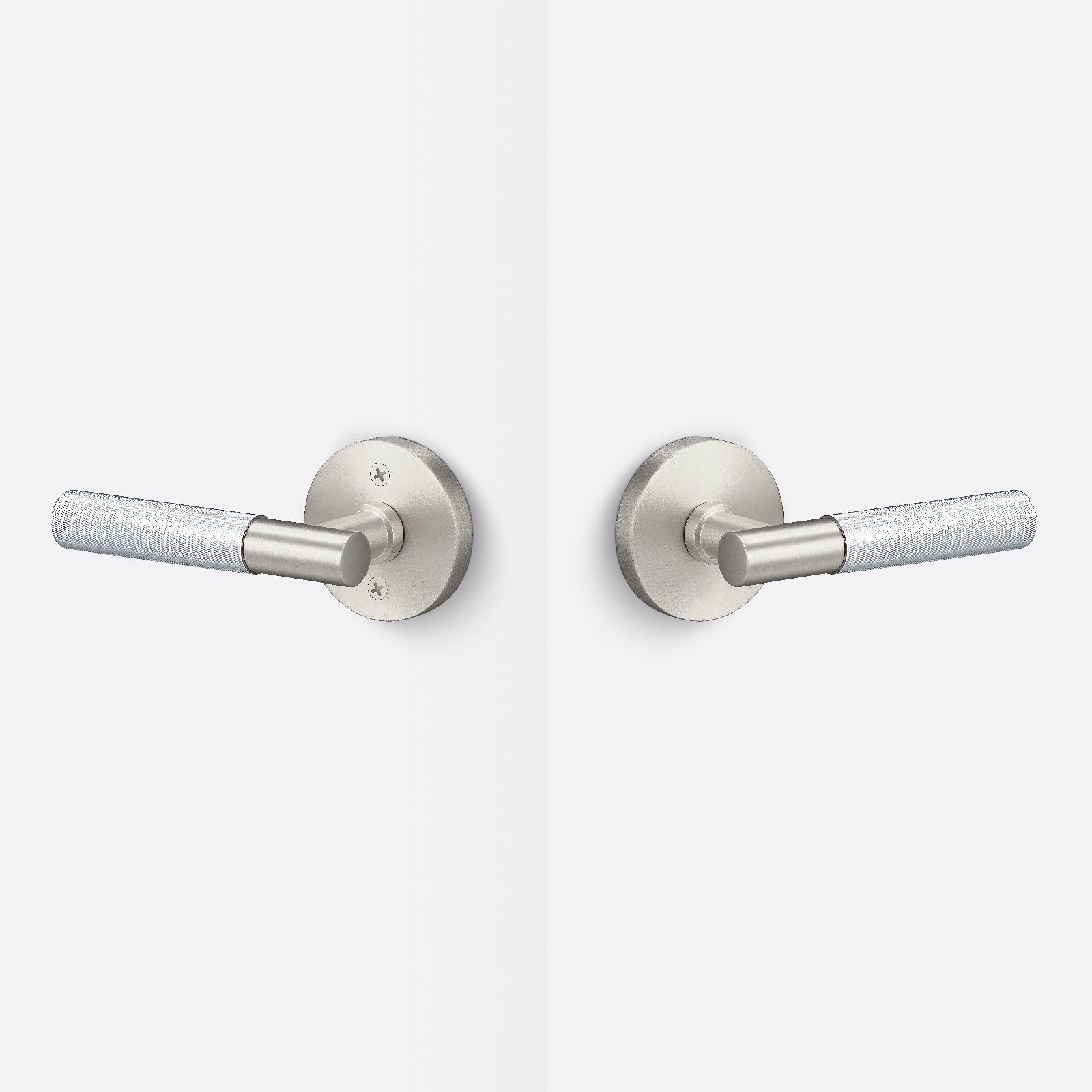 Sure-Loc AP101-RD-GRIP-KN Knurled Grip Passage Door Lever with Aspra Round Rosette.