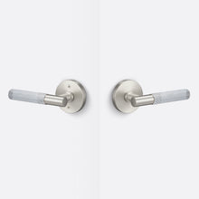 Sure-Loc AP101-RD-GRIP-KN Straight Knurled Grip Passage Door Lever with Aspra Round Rosette.