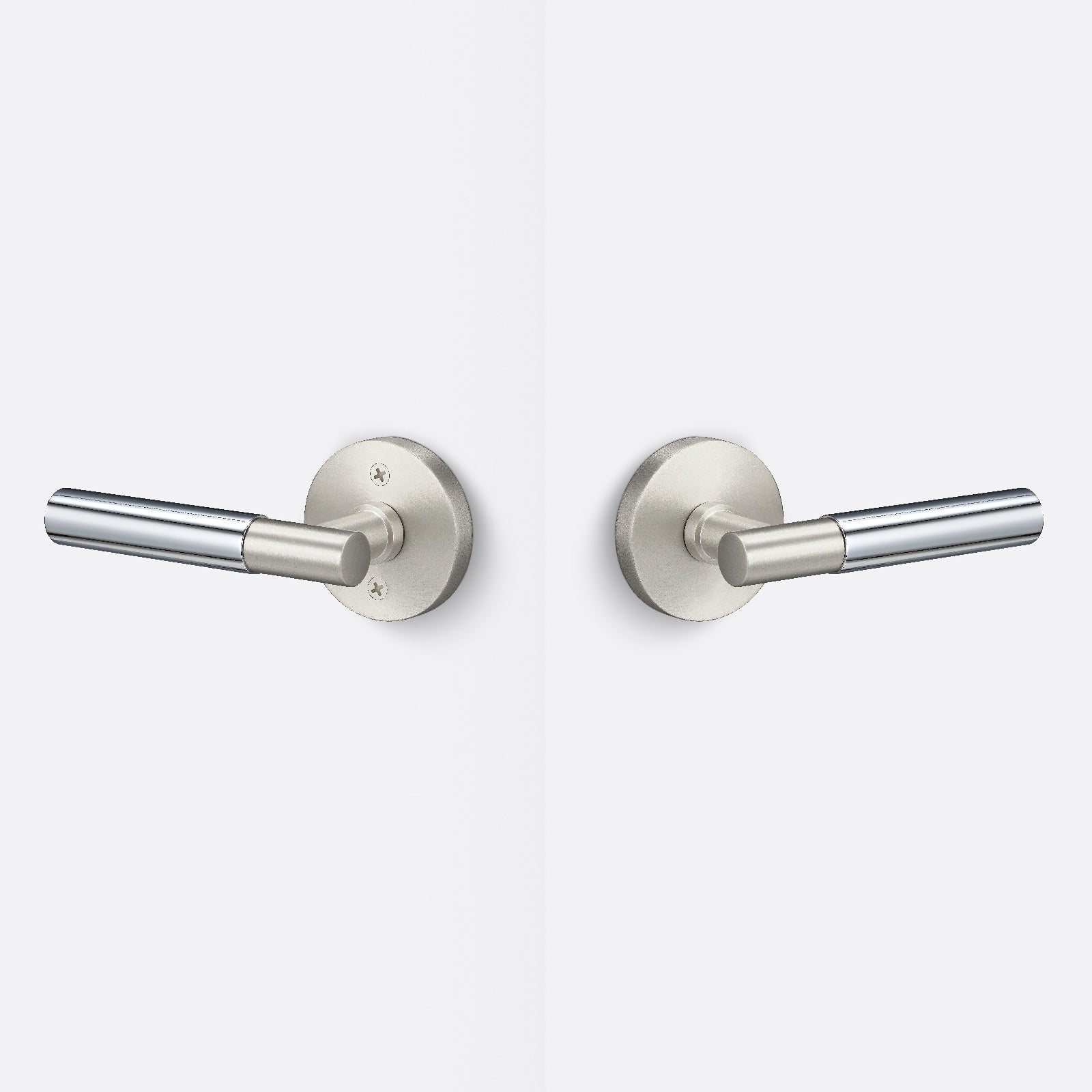 Sure-Loc AP101-RD-GRIP-SM Smooth Grip Passage Door Lever with Aspra Round Rosette.