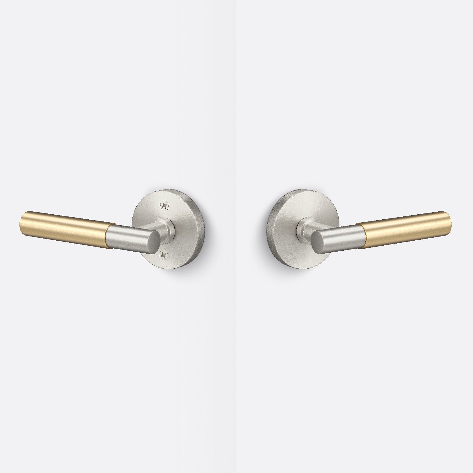 Sure-Loc AP101-RD-GRIP-SM Smooth Grip Passage Door Lever with Aspra Round Rosette.