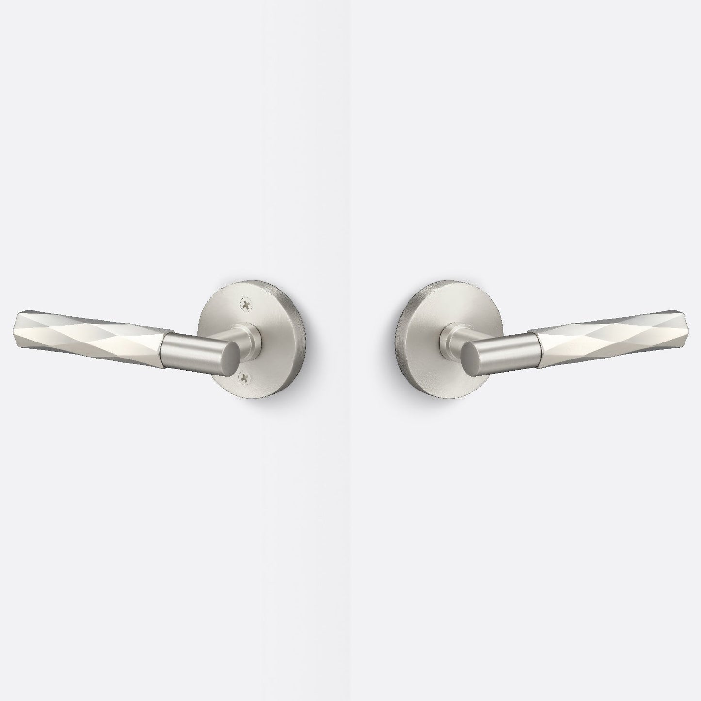 Sure-Loc AP101-RD-GRIP-VT Vertex Grip Passage Door Lever with Aspra Round Rosette.