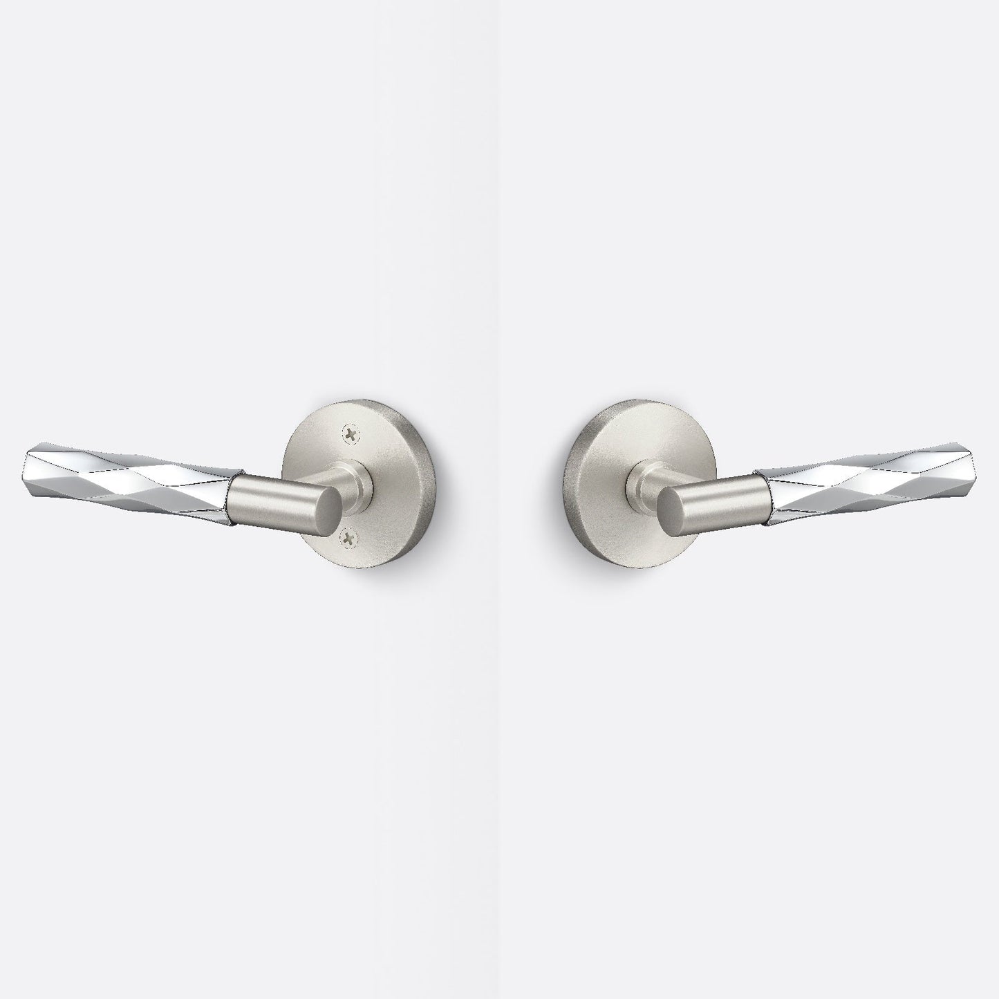 Sure-Loc AP101-RD-GRIP-VT Vertex Grip Passage Door Lever with Aspra Round Rosette