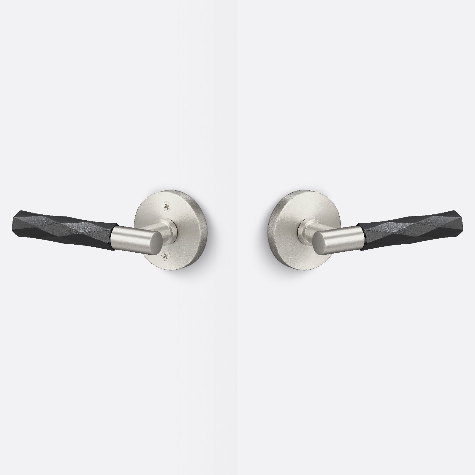 Sure-Loc AP101-RD-GRIP-VT Vertex Grip Passage Door Lever with Aspra Round Rosette