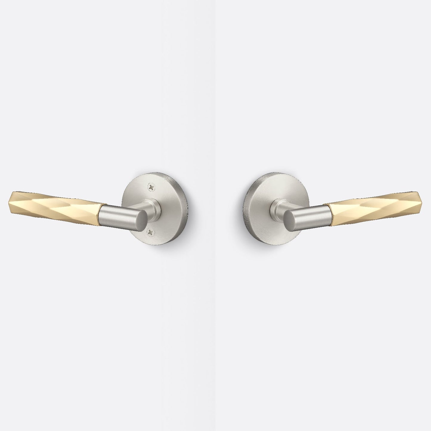 Sure-Loc AP101-RD-GRIP-VT Vertex Grip Passage Door Lever with Aspra Round Rosette.