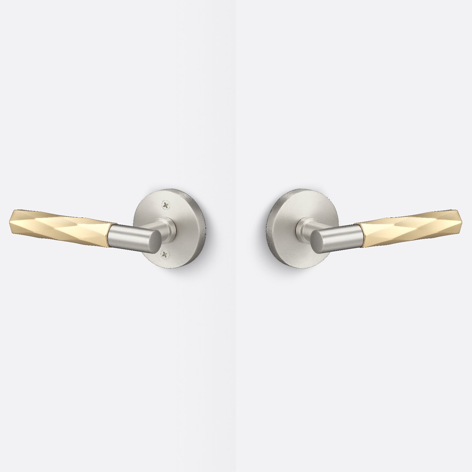 Sure-Loc AP101-RD-GRIP-VT Vertex Grip Passage Door Lever with Aspra Round Rosette.