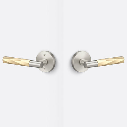 Sure-Loc AP101-RD-GRIP-VT Vertex Grip Passage Door Lever with Aspra Round Rosette