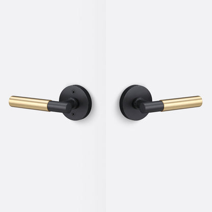 Sure-Loc AP101-RD-GRIP-SM Smooth Grip Passage Door Lever with Aspra Round Rosette.