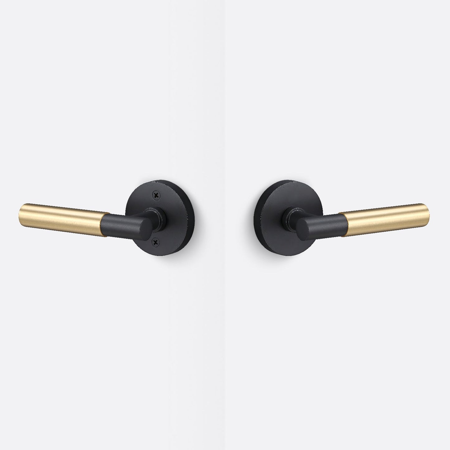 Sure-Loc AP101-RD-GRIP-SM Smooth Grip Passage Door Lever with Aspra Round Rosette.