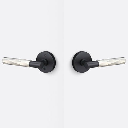 Sure-Loc AP101-RD-GRIP-VT Vertex Grip Passage Door Lever with Aspra Round Rosette