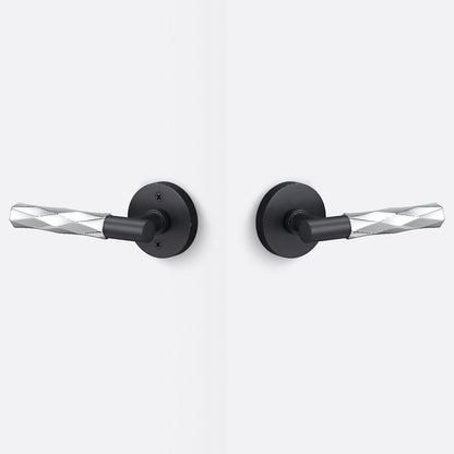 Sure-Loc AP101-RD-GRIP-VT Vertex Grip Passage Door Lever with Aspra Round Rosette.