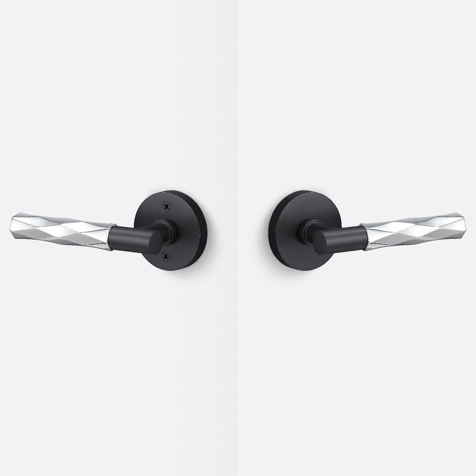 Sure-Loc AP101-RD-GRIP-VT Vertex Grip Passage Door Lever with Aspra Round Rosette