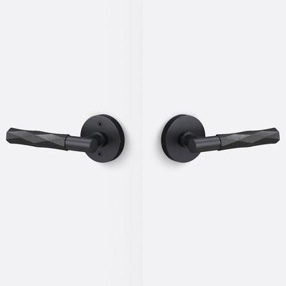 Sure-Loc AP101-RD-GRIP-VT Vertex Grip Passage Door Lever with Aspra Round Rosette.