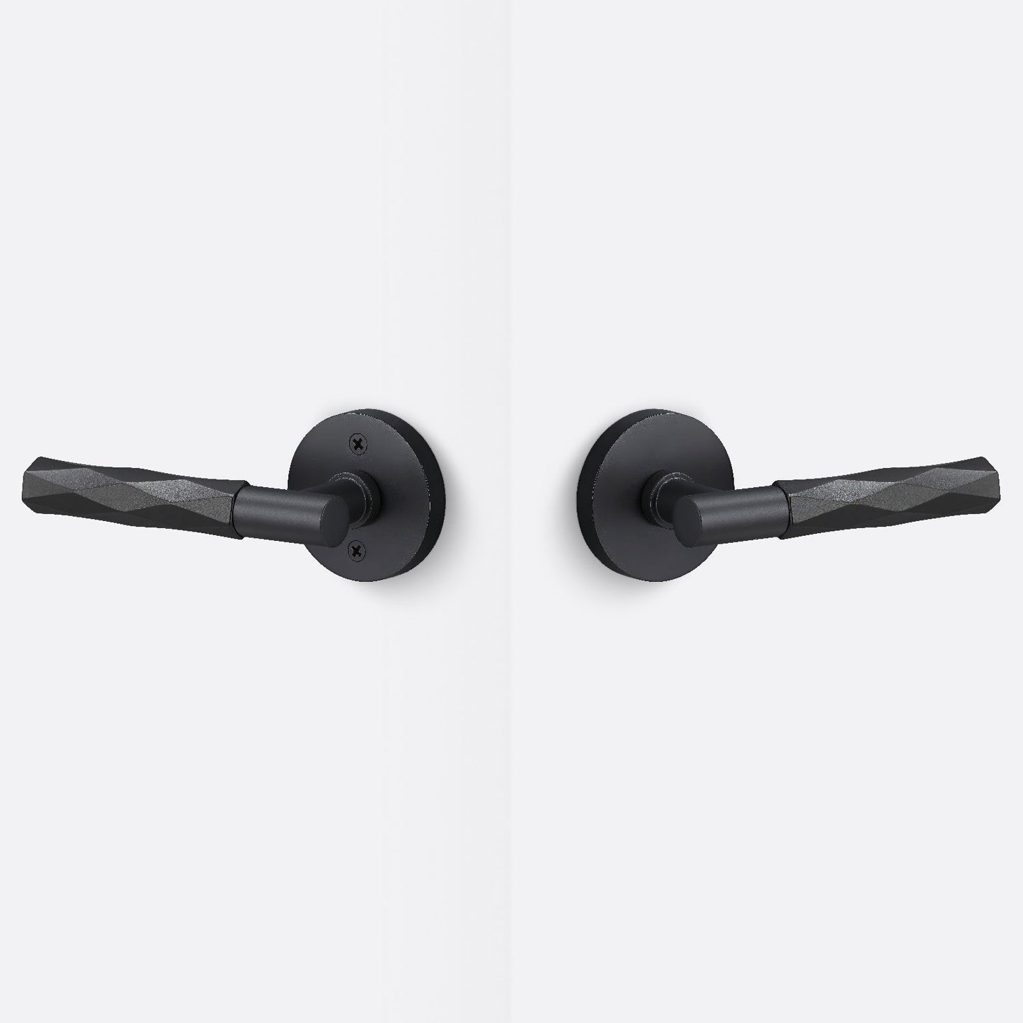 Sure-Loc AP101-RD-GRIP-VT Vertex Grip Passage Door Lever with Aspra Round Rosette