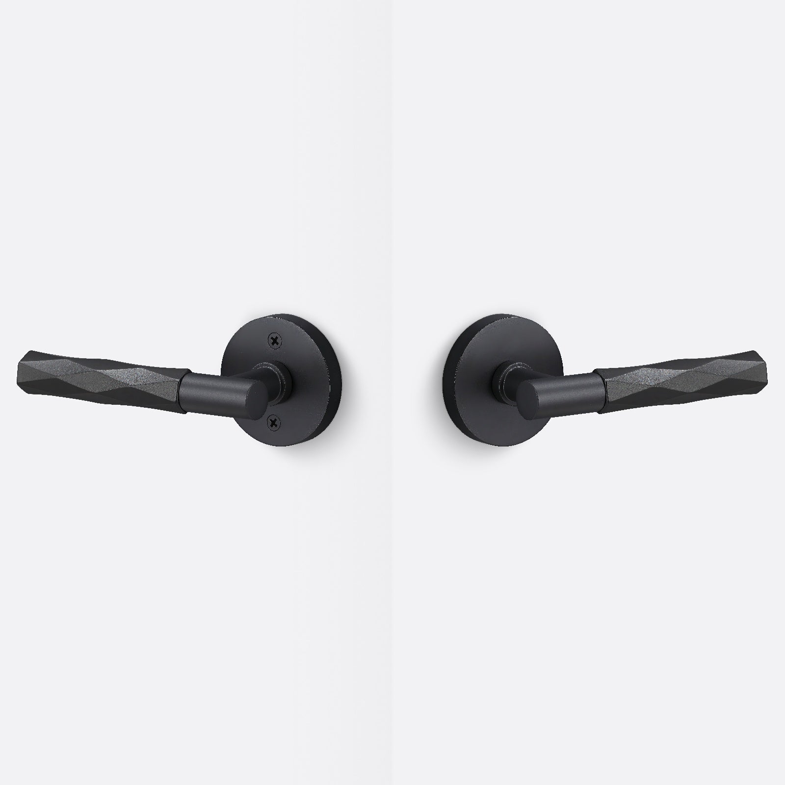 Sure-Loc AP101-RD-GRIP-VT Vertex Grip Passage Door Lever with Aspra Round Rosette