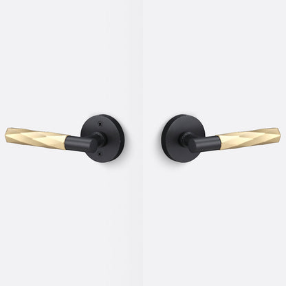 Sure-Loc AP101-RD-GRIP-VT Vertex Grip Passage Door Lever with Aspra Round Rosette.