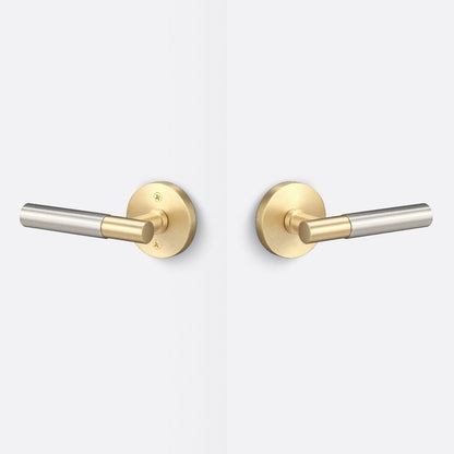 Sure-Loc AP101-RD-GRIP-SM Smooth Grip Passage Door Lever with Aspra Round Rosette.