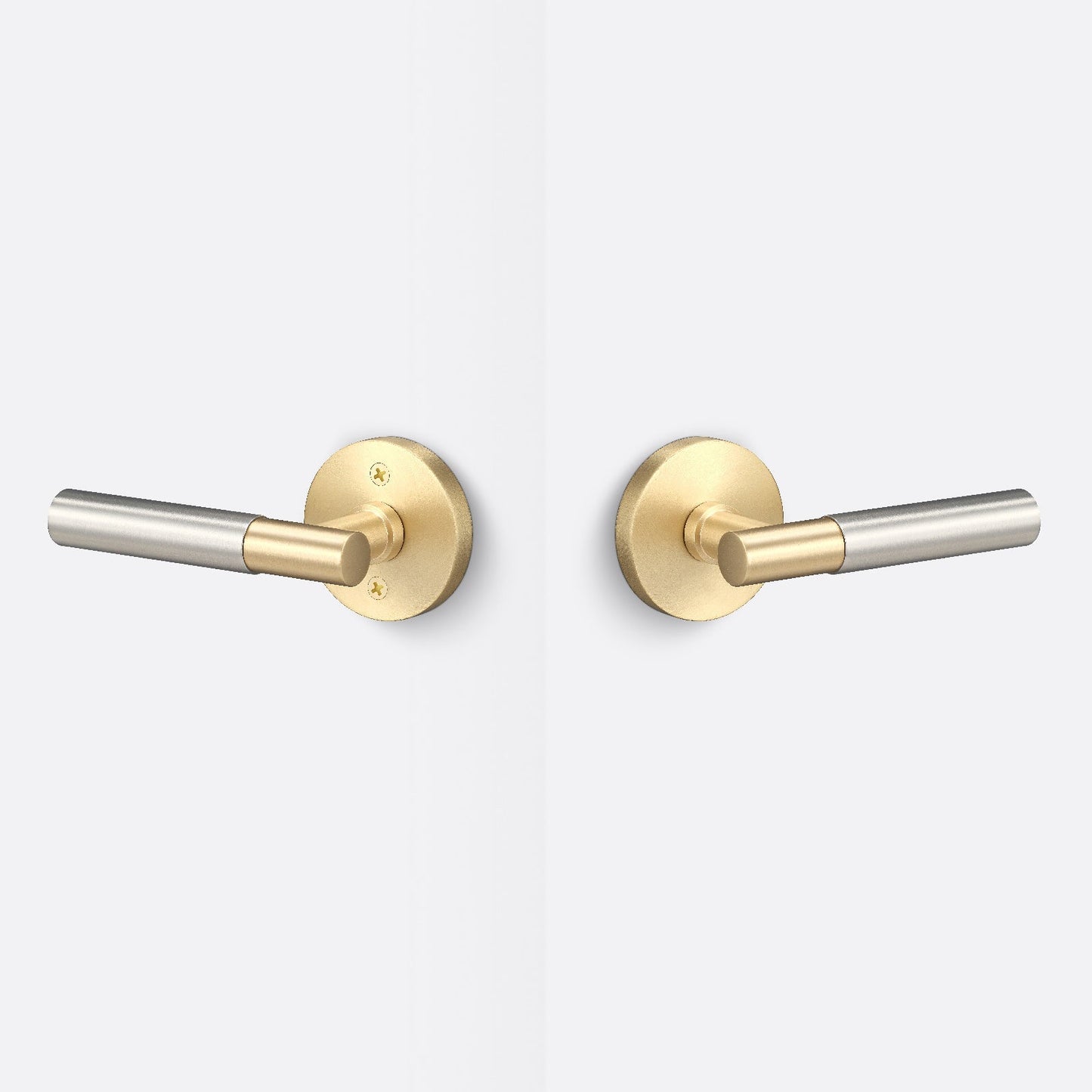 Sure-Loc AP101-RD-GRIP-SM Smooth Grip Passage Door Lever with Aspra Round Rosette.