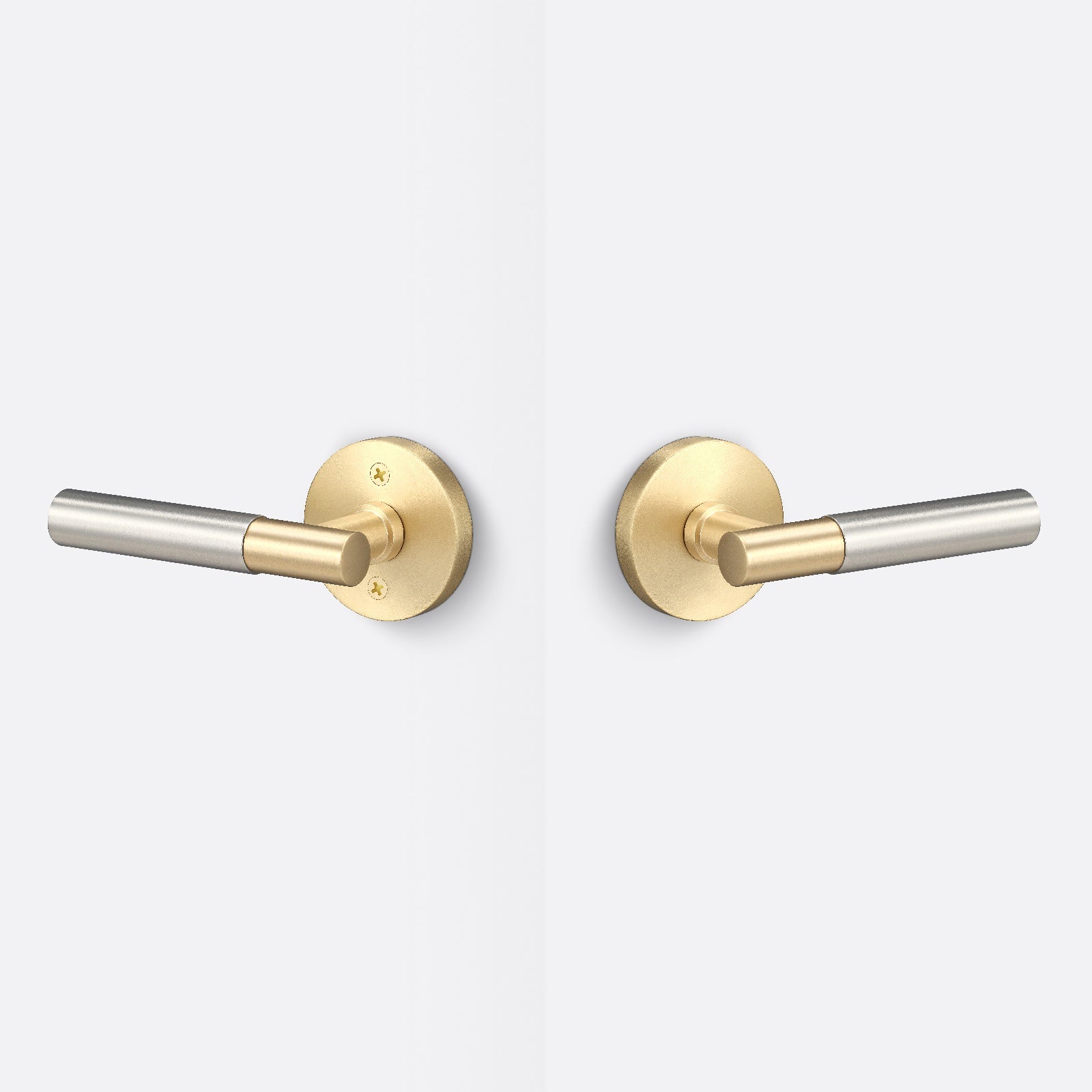 Sure-Loc AP101-RD-GRIP-SM Smooth Grip Passage Door Lever with Aspra Round Rosette.