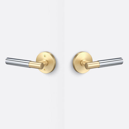 Sure-Loc AP101-RD-GRIP-SM Smooth Grip Passage Door Lever with Aspra Round Rosette.