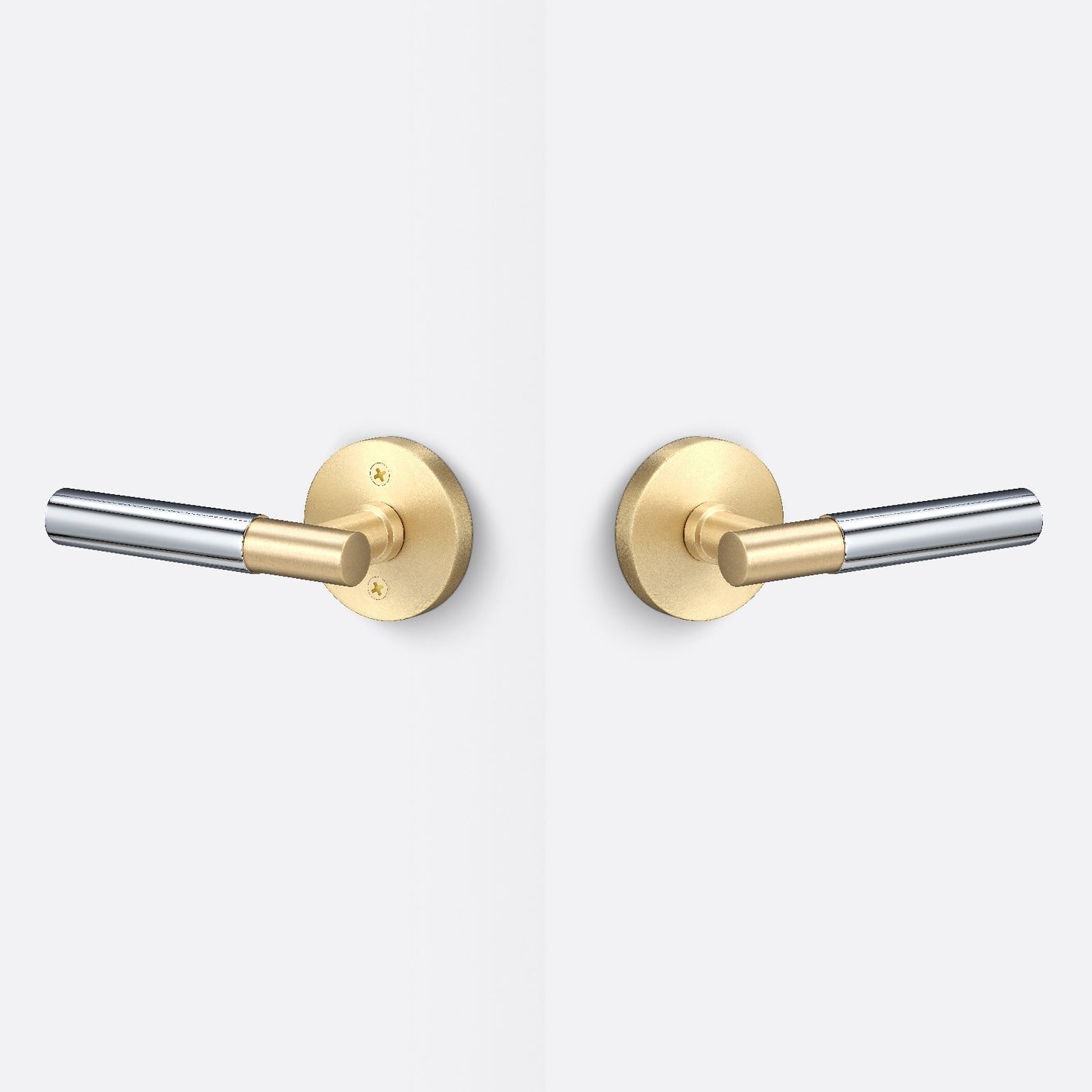 Sure-Loc AP101-RD-GRIP-SM Smooth Grip Passage Door Lever with Aspra Round Rosette.